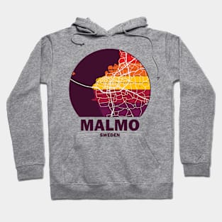 Malmo Retro Maps Hoodie